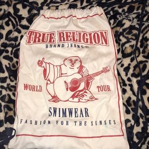 True Religion Drawstring Backpack